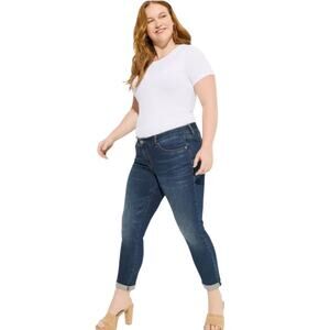 NWOT Torrid Boyfriend Straight Mid-Rise Medium Wash  Jean-12 XS